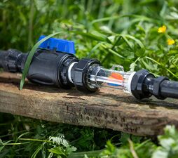 Gallagher Water Flow Indicator on farm 