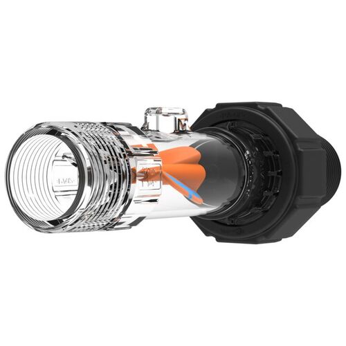 Tank level monitoring water flow indicator