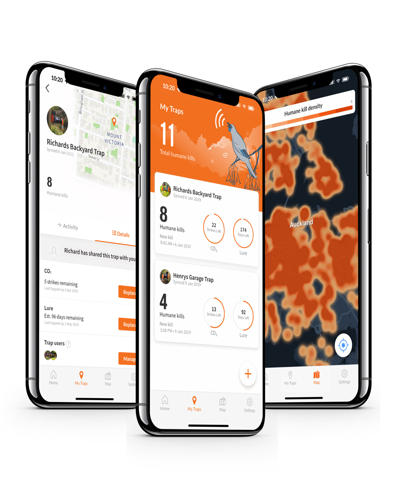 Goodnature app screen previews