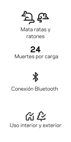 Especificaciones de la trampa inteligente A24